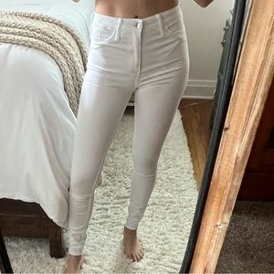 White skinny jeans